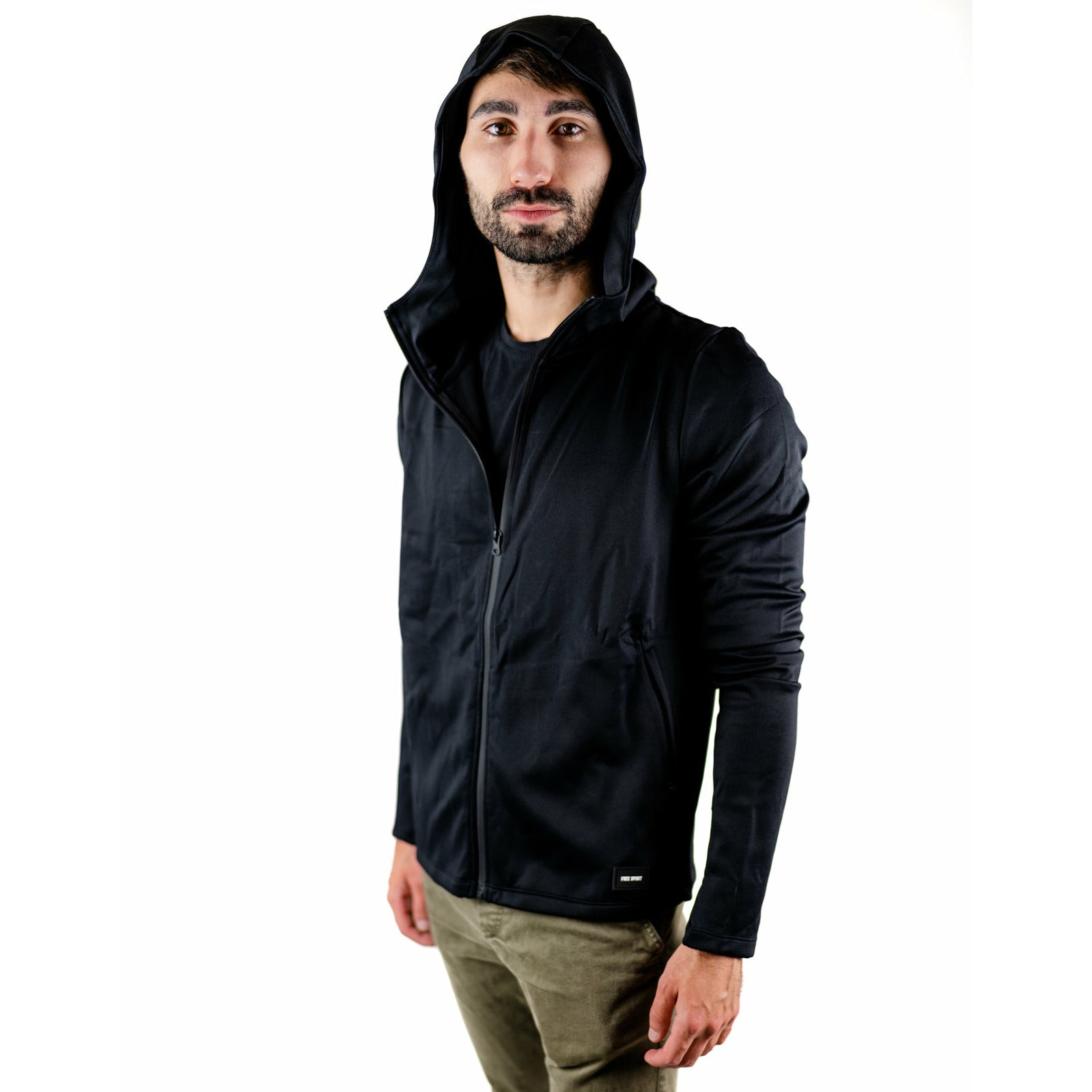 Hooded Tech Jacket - Free Spirit Outlet Inc, Women's Athletic Wear, Fitness Apparel